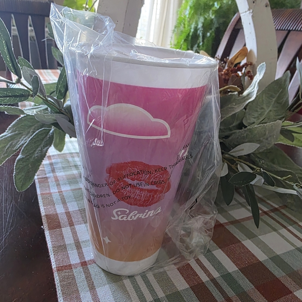 Sabrina Carpenter Dunkin Reusable Cup